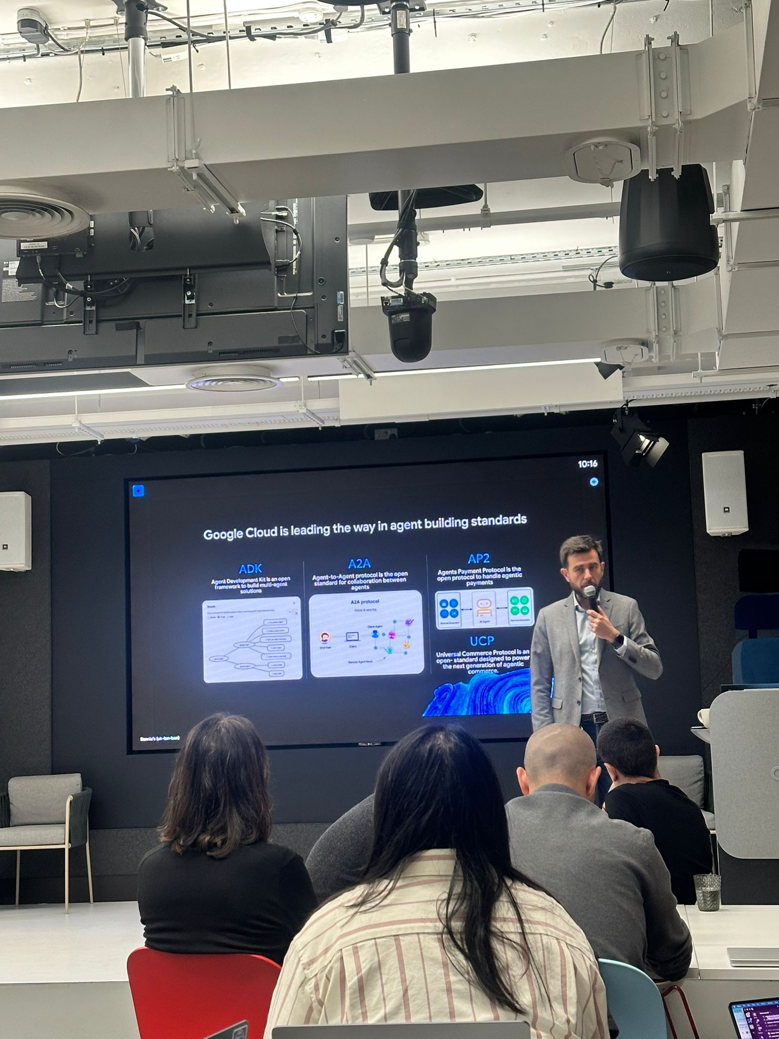 Google Cloud agent building standards - ADK, A2A, AP2, UCP